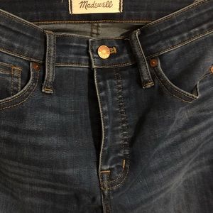 Madewell high rise skinny jeans